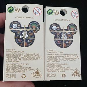 Disney WaltDisney World 50th Anniversary Mickey Resort Map Blind Box Enamel Pins